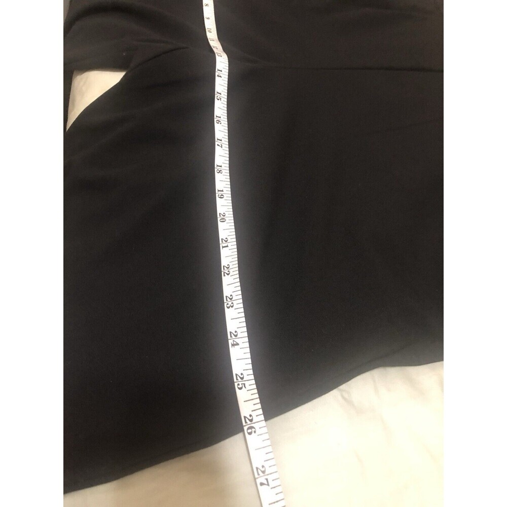 NWT Briggs Black Dress Pants S 14 Knit Strech Elastic Waist Straight Leg - Picture 15 of 15